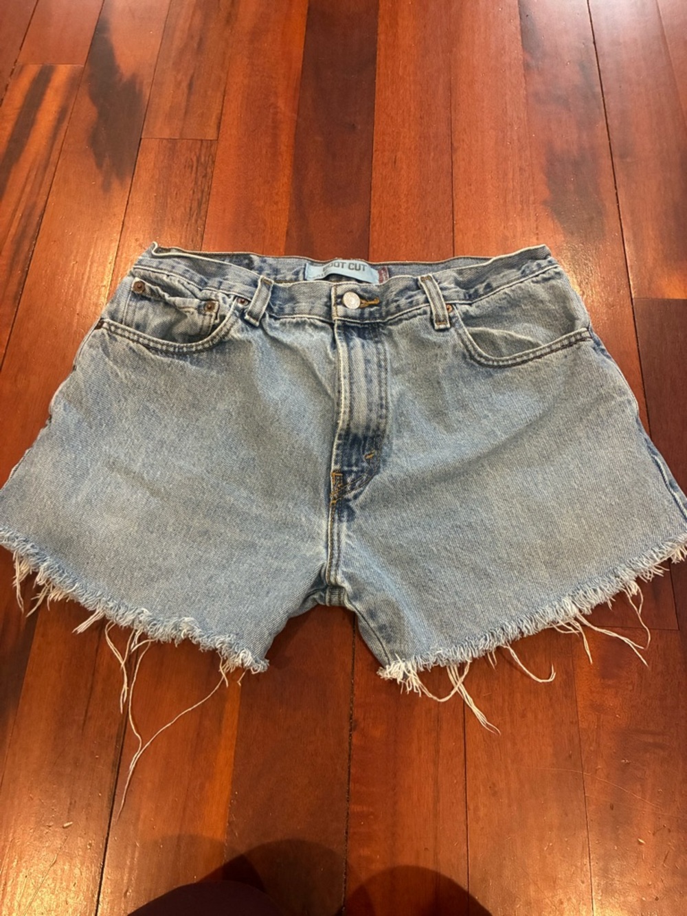 Vintage Red Tab Levi’s Light Blue Denim Cutoff Shorts